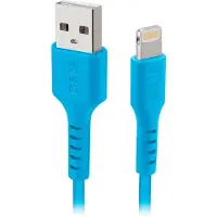 SBS TECABLEUSBIP589A USB-A - Lightning-kabel - blå