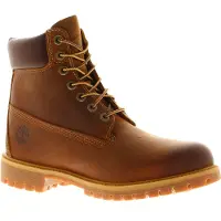 Timberland for man. TB1270942141 Premium 6 Inch Leather Ankle Boots Brown (40 W), Flat, Laces, Casual, Outdoor