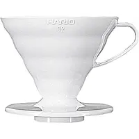 Hario V60-02 keramisk kaffefilterholder, hvit