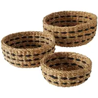 Boltze sett med runde dekorative kurver BOKAR, 3 stk. Ø 21–30 cm