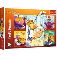 Trefl Puslespill 100 brikker Brave Lion King