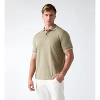 GUESS for man. M6YP47K4898 Green Premium Technical Polo (S), Casual, Cotton, Short sleeve