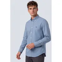 HARMONT & BLAINE for man. CRR026013945M Blue Poplin Shirt (XL), Cotton, Classic, Long sleeve