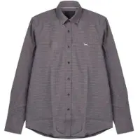 HARMONT & BLAINE for man. CRR001013937M Brown In Micro shirt (S), Cotton, Classic, Long sleeve