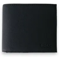 BOSS for man. 50573240 Catch 3.0 black leather wallet (OSFA), Classic, Polyurethane