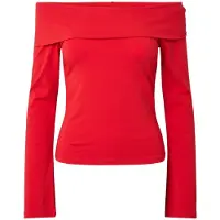 Pieces Pcgeorgina Off Shoulder Langermet Topp