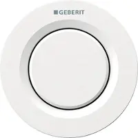 Geberit OMEGA01 REMOTE 1-SKYL HVID - TIL MUR