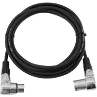 Omnitronic 30220632, XLR (3-pin), Hankjønn, XLR (3-pin), Hunkjønn, 3 m, Svart