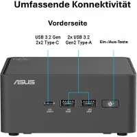 Asus - Mini-PC 1 x Core Ultra 7 - RAM 0 GB - uten HDD - monitor: ingen