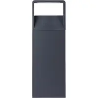 Eglo LED-sokkellampe Doninni 1, antrasitt, høyde 40 cm