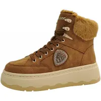 Blauer for woman. F6MARIBEL02 Brown Maribel-style ankle boots (38), Flat, Laces, Casual