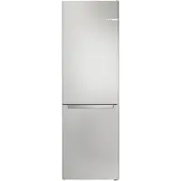 Bosch Serie | 2 KGN36NLEA - Kjøleskap/fryser - bunnfryser - bredde: 60 cm - dybde: 66 cm - høyde: 186 cm - 305 liter - Klasse E - inox