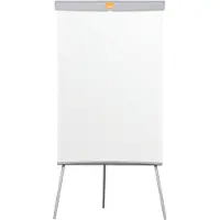 Nobo Basic, Frittstående, Portrett, Stål, Sølv, Hvit, 680 mm, 680 mm