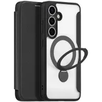 DUX Samsung Galaxy S25+ Skin X Pro magnetisk flip-deksel - svart
