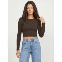 JJXX Feline Rib Langarmet Topp