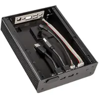 Akasa Newton MC A-NUC13-M1B OEM-kabinett UCFF aluminium, svart, uten PSU