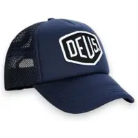 Deus Ex Machina for man. D263MHA112 Baylands trucker cap, navy (OSFA), Blue, Casual, Polyester