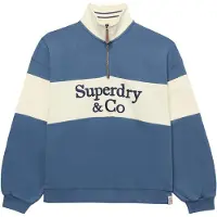 Superdry Company Logo Halv Glidelås Genser