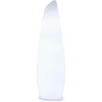 Newgarden LED-batteridrevet gulvlampe Fredo, hvit, plast, 140 cm