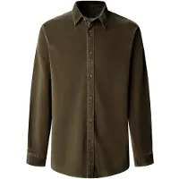 Pepe Jeans for man. PM3091440 Green River shirt (S), Casual, Cotton, Long sleeve