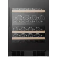 Hisense RW3N122GSLF, Vin kjøleskap, Frittstående, 46 flasker, 60 W, Svart, Svart