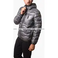 Blauer for man. 26WBLUC03064 Wave grey quilted jacket (S), Casual, Polyamide