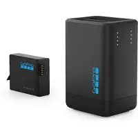 GoPro Dual Battery Charger + Enduro 2 Battery (MISSION 1 Series + HERO13 Black), Batterilader til kamera, 170 g, Svart