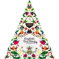 English Tea Shop Adventskalender , trekantede teposer, hvit, 25 pyramider, BIO 50 g
