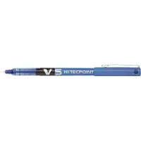Pilot Hi-Tecpoint V5 - Kulepenn - blå - vannbasert blekk - 0,5 mm - ekstra fin - (12 stk.)