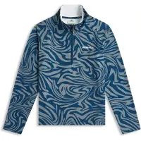 O'Neill Fwc'Cruz Printed Kids Half-Zip Fleecegenser blå