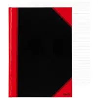 Herlitz Notisbok - Fôret - A4 - Svart/Rød - - OneSize - Notisbok