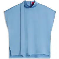HUGO Caneli-2 10261466 Red Kort Ermet Bluse