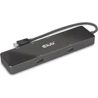 Club 3D - Dokkingstasjon - for skrivebord, bærbar - USB-C - HDMI - 1GbE