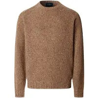 Hackett London for man. HM7000253 Donegal Crew Jumper beige tetley (XXL), Wool, Classic