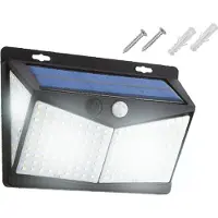 LTC Vegglys scienna solar 208 LED SMD 600 lm PIR IP65 1800 mAh