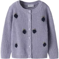 Name It Mini Cardigan - Strikk - NMFOSIE - Arvestykke Lilac - - 2 år (92) - Cardigan