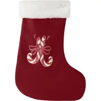 Name it Julesokk - NmnRana - Lagre Dahlia/Candy Cane 626 - - OneSize - Dekorasjon