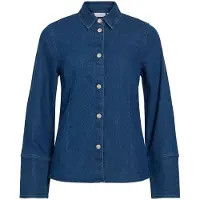 Vila Viamanza Langermet Denimskjorte