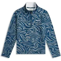 O'Neill Fwc'Cruz Printed Kids Half-Zip Fleecegenser blå