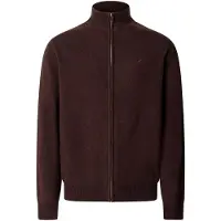 Hackett London for man. HM7000257 Lambswool Fzip Zip Jumper brown (S), Casual