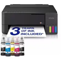Epson EcoTank L1350 - Skriver - farge - ink-jet - ITS - A4/Legal - 5760 x 1440 dpi - opp til 11 spm (mono) / inntil 6 spm (farge) - kapasitet: 100 ark - USB, Wi-Fi - svart