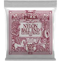 Ernie Ball 2409 Black & Gold Nylon Ball End strenge