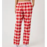 Björn Borg Pysjamas - Core Flannel - Rød - - 7-8 år (122-128) - 2-delt nattøy