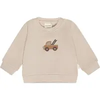 Minymo Collegegenser - Beige Melange - - 1 år (80) - Collegegenser