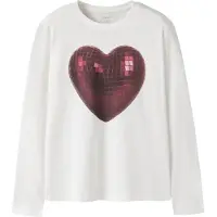 Name it Genser - NkfVotea - Cloud Danser/Disco Heart - - 7-8 år (122-128) - Genser