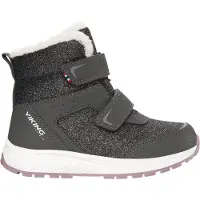 Viking Vintersko - Utstyr Glitter Varm WP 2V - Kullfarget/Dusty - - 31 - Vinterstøvler