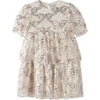 Name it Kjole - Tulle - NmfRila - Birch - - 7 år (122) - Kjole