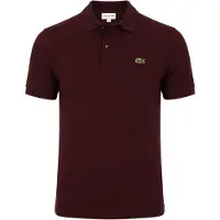 Lacoste Polo Pique Aubergine Bordeaux Lilla Størrelse