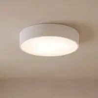 TEMAR LIGHTING Taklampe Cleo 400, IP54, Ø 40 cm hvit