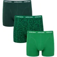 Björn Borg Boxershorts Green 3-Pack Grønn ørkegrønn Størrelse